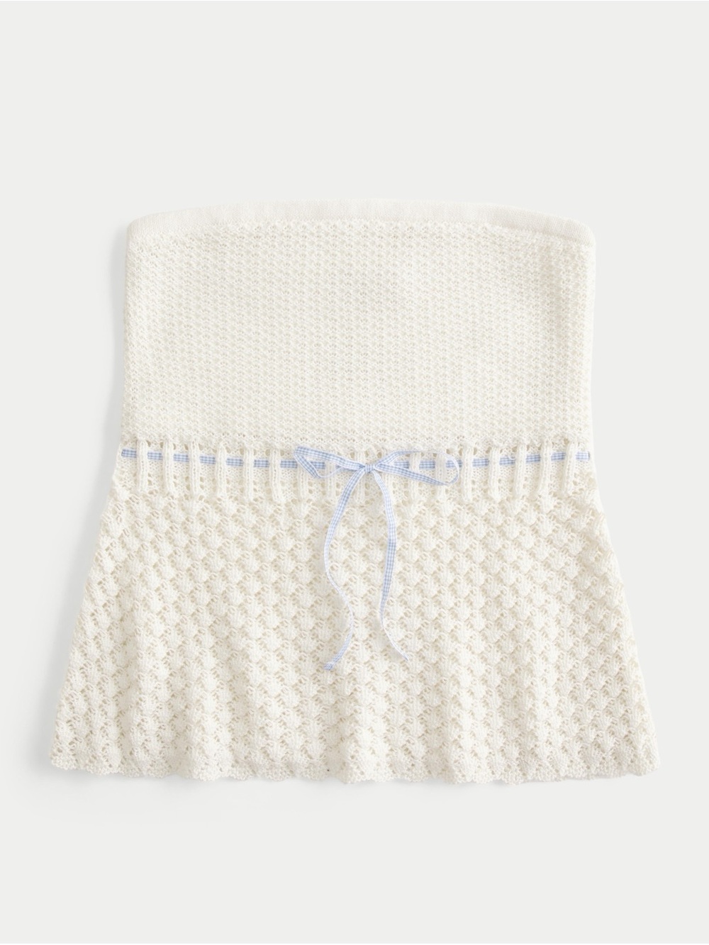 Hollister Women's Natural Crochet-style Strapless Jumper Tube Top Size Small